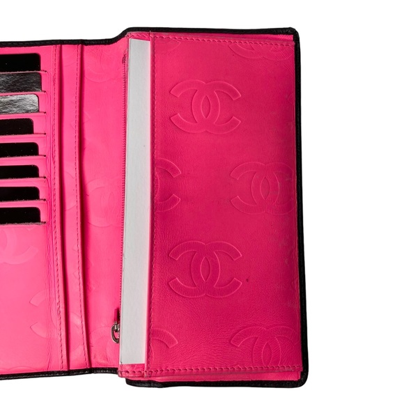 CHANEL Cambon Black Quilted Lambskin Leather Wallet - Picture 10 of 16